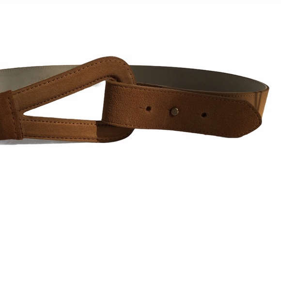 2 for $25 Caramel Tan Leather Belt Medium Coldwater Creek - Picture 4 of 10